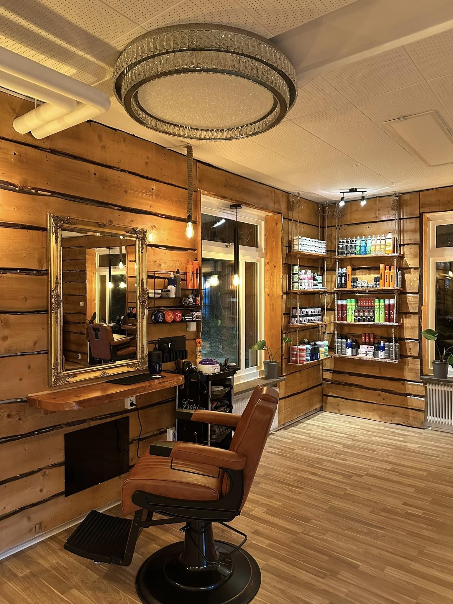 Detaljbild salong Mustasch Barbershop
